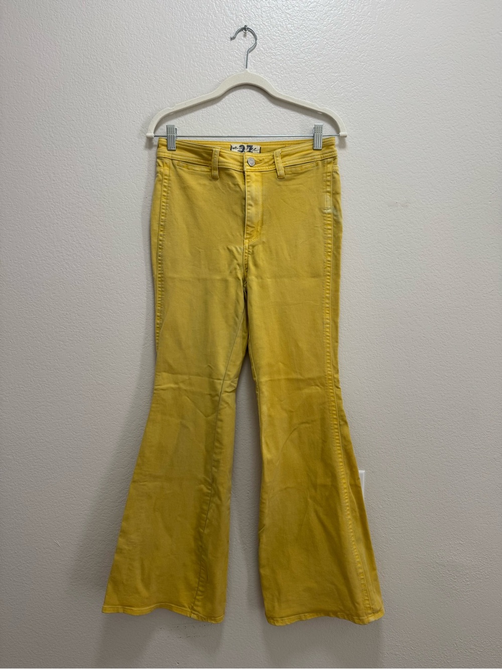 We The Free Yellow High-Rise Jeans